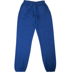 Logo Print sp5der Sweatpants blue2