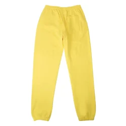 SP5DER Logo Print Sweatpants Yellow2