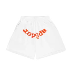 Sp5der White Double Shorts
